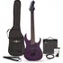 Harlem S 7-String Fanned Fret Guitar + 15W Amp Pack Purple Sparkle - Image 3
