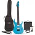 Harlem S 7-String Electric Guitar + 15W Amp Pack Blue Sparkle - Image 3