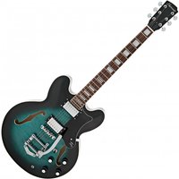 Hartwood Revival Legend TR Semi Acoustic Guitar Tealburst
