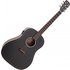Hartwood Artiste Dreadnought Electro Acoustic Guitar Black - Image 3