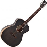 Hartwood Artiste Orchestra Model Acoustic Guitar Black - Image 1