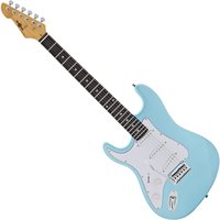 LA Select Left Handed Electric Guitar Blue Metallic