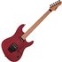 LA Select Modern Electric Guitar Transparent Ruby Red - Image 3