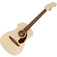 Fender Malibu Player Electro Acoustic Olympic White