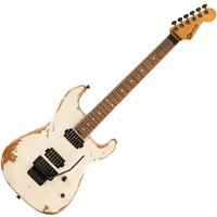 Charvel Pro-Mod Relic San Dimas Style 1 HH FR PF Weathered White - Image 1