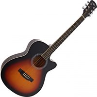 Single Cutaway Acoustic Guitar Sunburst