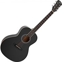 Parlour Acoustic Guitar Black