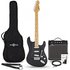 LA Select Electric Guitar Black 15W Guitar Amp & Accessory Pack - Image 3