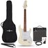 LA Select Legacy Electric Guitar Vintage White 15W Guitar Amp & Accessory Pack - Image 3