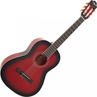Deluxe 3/4 Classical Guitar Trans Red Burst - Image 1