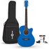 Single Cutaway Electro Acoustic Guitar & Accessory Pack Blue - Image 3