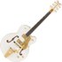 Gretsch Falcon Hollow Body with String-Thru Bigsby and Gold Hardware Ebony Fingerboard White - Image 3