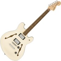 Squier Affinity Series Starcaster Deluxe Olympic White - Image 1