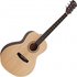 Parlour Acoustic Guitar Natural - Image 3