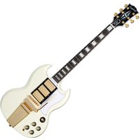 Epiphone 1963 Les Paul SG Custom With Maestro Vibrola Inspired by Gibson Custom Classic White