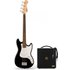 Squier Sonic Bronco Bass LRL Black & Eden Orbiter 8 Bass Combo Amp - Image 3