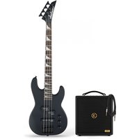 Jackson JS Series Concert Bass Minion JS1X Satin Black & Eden Orbiter 8 Combo - Image 1