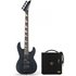 Jackson JS Series Concert Bass Minion JS1X Satin Black & Eden Orbiter 8 Combo - Image 3