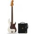 Squier Classic Vibe 60s Precision Bass LRL Olympic White & Eden Orbiter 8 Bass Combo Amp - Image 3