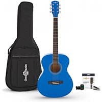 Student Acoustic Guitar & Accessory Pack Blue