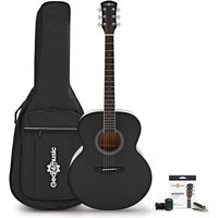Jumbo Acoustic Guitar & Accessory Pack Black