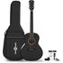 Parlour Acoustic Guitar & Accessory Pack Black - Image 3