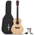 Parlour Left Handed Acoustic Guitar & Accessory Pack Natural - Image 3