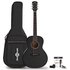 Parlour Electro Acoustic Guitar & Accessory Pack Black - Image 3