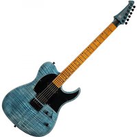 Spira Guitars T-450 TDB Flame Maple Gloss Trans Blue