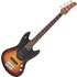 Hartwood Delta Bass Guitar Sunburst - Image 3
