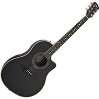 Roundback Electro Acoustic Guitar Black