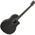 Roundback Electro Acoustic Guitar Black - Image 3