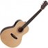 Parlour Electro Acoustic Guitar Natural - Image 3