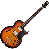 San Diego Semi Acoustic Guitar Sunburst