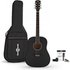 Dreadnought Acoustic Guitar & Accessory Pack Black - Image 3