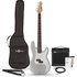 LA Bass Guitar Silver Flake 15W Bass Amp Pack - Image 3