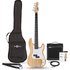 LA Bass Guitar Natural 15W Bass Amp Pack - Image 3