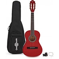 Junior 1/2 Classical Guitar Pack Red
