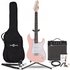 LA Electric Guitar Pink 15W Guitar Amp & Ultimate Accessory Pack - Image 3