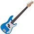 3/4 LA Bass Guitar Blue - Image 3