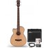Electro Acoustic Left Handed Bass Guitar Natural 35W Bass Amp & Accessory Pack - Image 3