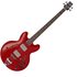 San Francisco Semi Acoustic Bass Wine Red - Image 3