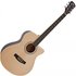 Single Cutaway Acoustic Guitar Natural - Image 3