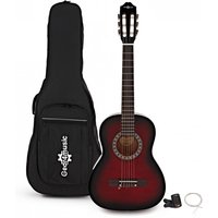 3/4 Classical Guitar Pack Redburst