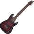 Schecter Demon-8 Electric Guitar Crimson Red Burst - Image 3