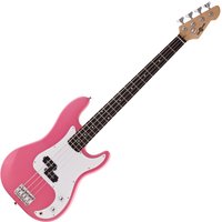 LA Bass Guitar Pink