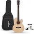 Single Cutaway Acoustic Guitar & Accessory Pack Natural - Image 3