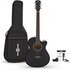 Single Cutaway Acoustic Guitar & Accessory Pack Black - Image 3
