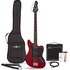 Seattle Bass Guitar + 15W Amp Pack Red Wine - Image 3