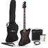 Harlem Z Bass Guitar + 15W Amp Pack Trans Black - Image 3